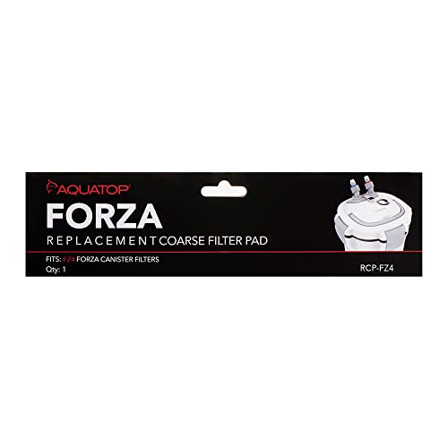 Aquatop Replacement Coarse Blue Filter Pad – Fits Forza FZ4 Canister Filters, Aquarium Filter Refills, Keeps Water Crystal Clear, Fish Filter Cartridge for Dirt & Debris - size: FZ4