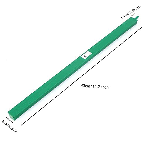 Saim 16 inch Aquarium Air Stone Bar, Bubbles Release Oxygen Diffuser Bar, Fish Tank Mineral Air Bubble Air Stone Bar (Green - Blue) with 20ft Clear Airline Tubing - size: 1 Pcs Air Stone + 1 Pcs 20ft Air Line