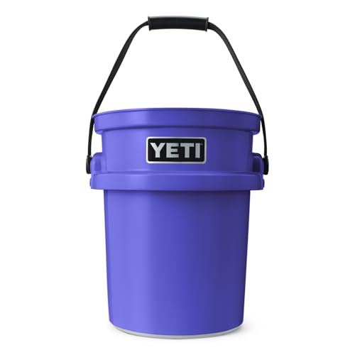 YETI Loadout 5-Gallon Bucket, Impact Resistant Fishing/Utility Bucket - color: Ultramarine Violet