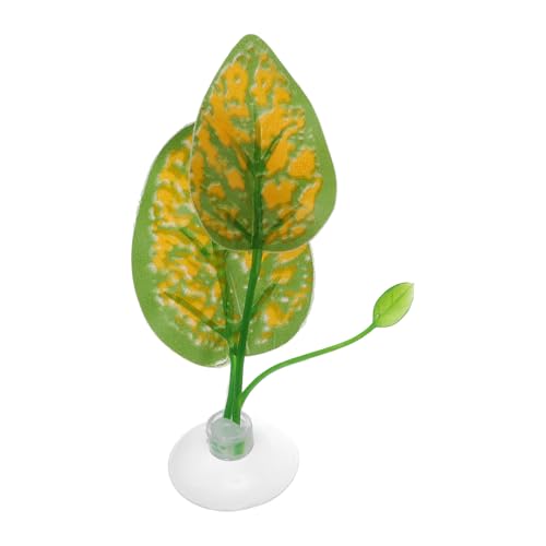 Betta Fish Leaf, Natural Habitat Simulation for Betta Spawnings Grounds, Betta Spawnings Leaves, Resting Bed, Large Small Leaves, Orange Deep Green
