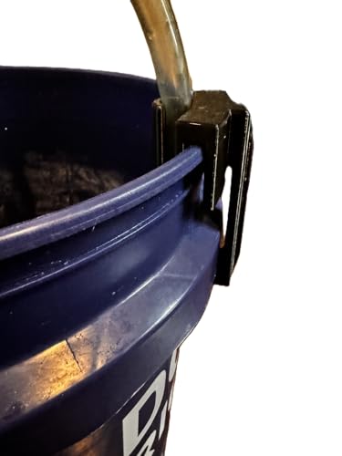 Bucket Buddie, 5 Gallon Bucket Clip for Siphon Tubing, Great for Wine, Beer, Aquarium & Hydroponic Use