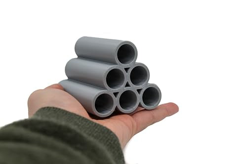 Aquarium Shrimp and Fish Habitat Tubes - Shelter Accessories (Clear)