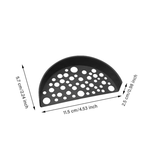 Shrimp Breeding Protector Plastic Small Aquaculture Shrimp Cave Exquisite Pet Supplies Aquarium Tank Cave(Black)