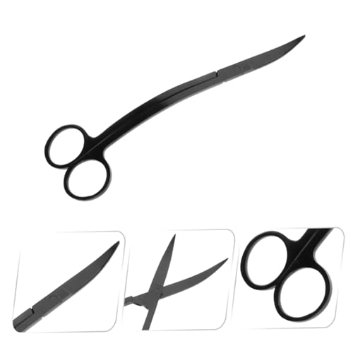 Aquarium Aquatic Plant Trimming Scissor Portable Stainless Steel Aquascaping Tool for Easy Care of Aquarium Plants Comfortable Finger Ring Design for Precise Trimming