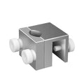 MiOYOOW Aquarium Tube Fixture Holder, Aluminum Alloy Water Pipe Fixing Clip, Adjustable Inflow Outflow Pipe Clamp Holder for Less Than 0.7in Tubes