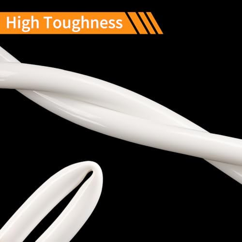 Silicone Tubes,9.84Ft 1/4" ID×5/16" OD (6mm×8mm) White Food Grade Silicone tubing,For Food Grade Soft Milk Beer Drink,Home Brewing Wine making, Engine,Fish Tank Air Pump - color: White, size: 6mm×8mm