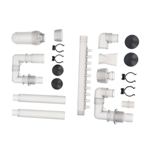 1Set Replacement Water Tube for Aquarium Plastic Inflow Outflow Tubing Accessory for Fish Tanks Lightweight and Compact Design for Easy Use and Storage