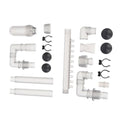 1Set Replacement Water Tube for Aquarium Plastic Inflow Outflow Tubing Accessory for Fish Tanks Lightweight and Compact Design for Easy Use and Storage