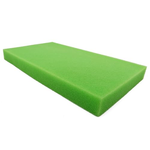 Aquarium Bio Sponge Pad Filter Media for Fish Tank,20/30/40PPI Open Cell Coarse Foam Block Foam Pre Filter Sponge (23" Lx 12.5" W x 2" H 30PPI) - size: 23" Lx 12.5"W x 2"H 30PPI