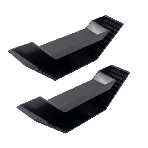 2 PCS Shrimp Underground Viewing Tunnel, Fish Hideout Natural Habitat Aquarium Breeding Cave, Aquarium Decor for Cherry Shrimp and Small Fishes, Black