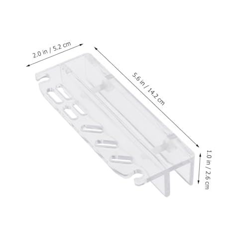 Kisangel Water Plant Tools Maintenance Kit Acrylic Holder Rack for Aquarium Tank Storage Shelves Fish Tank Decorations