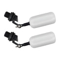 2 Pack Float Ball Valve, 1/2 Inch NPT Thread, OD. 0.84 inch (21.34mm), 3/4 inch, Adjustable Arm for Livestock Water Trough, Aquariums, Hydroponics - Automatic Fill and Control Water Level