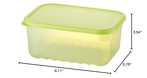 LocknLock Fresh-Block Plastic Food Storage Container | Produce Storage Containers for Fridge | Vegetable & Fruit Storage Containers for Fridge, Airtight Storage, Microwave & Dishwasher Safe, 1.5L - size: 1.5L
