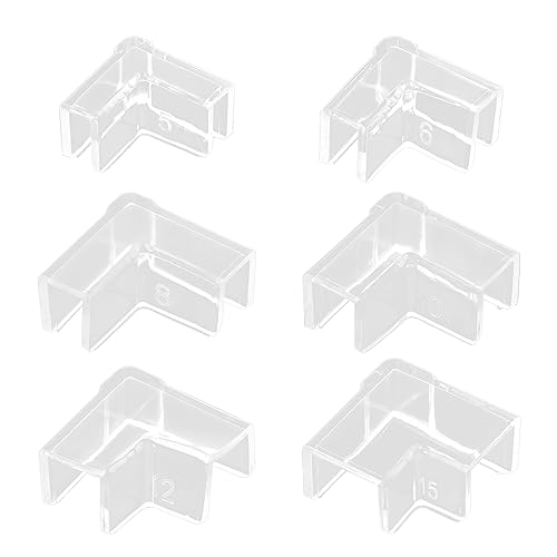 4PCS Fish Edges Protector Clear Fish Tools Clear Aquarium Fish Glass Cover Protector Easy Install - 10mm - size: 10mm