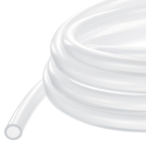 METALLIXITY Silicon Tubing(1/12" ID x 1/4" OD x 3.3Ft), Pure Silicone Hoses High Temp - for Printer, Hot Water Dispenser, Engine, Brewing, Fish Tank Air Pump, Pump Transfer, Clear - size: 3.3 Feet, style: 1/12" IDx1/4" OD