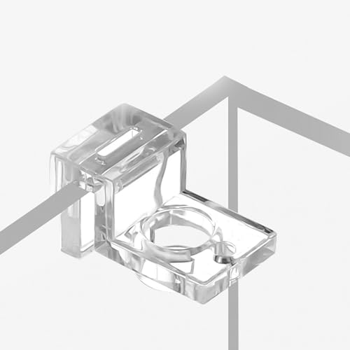 Sturdy Aquarium Cover Clip Holder Set of 10 Fish Tanks Lid Holder Stand Easy Install Acrylic Clamp Clips Aquarium Lid for Fishtanks - color: Suitable for 6mm