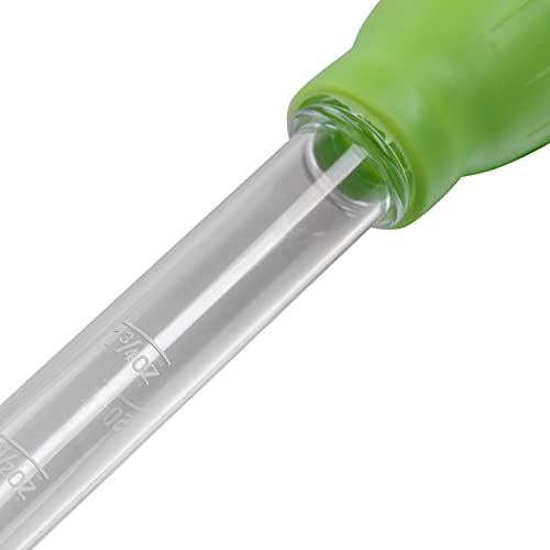 18.7in Long Turkey Baster for Aquarium, 50ml Long Pipette for Fish Tank Coral Food Feeder Syringe Aquarium Water Changer Siphon for Marine Fish Reef Aquatic Plant Spider, Green - color: Green, size: Long Syringe