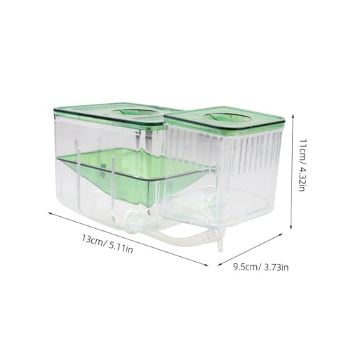 Toddmomy Fish Breeding Tank Isolation Box Transparent Acrylic Aquarium for Protecting Small and Fish with Floating Design for Enhanced Survival