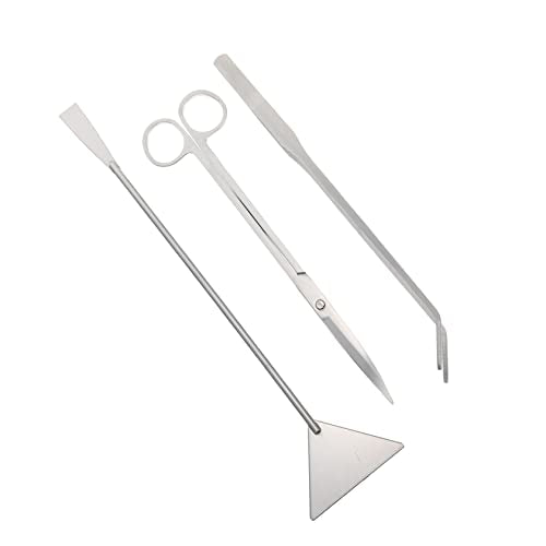 SUPVOX 1set Aquarium Tool Multi-Function Plant Trimming Scissors Scraper Portable Shovel for Easy Aquascaping and Tank Maintenance
