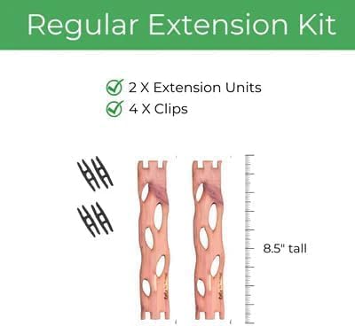 Treleaf Zella Regular Extension Kit (2 Extensions) - Wooden Extendable Plant Trellis for Indoor Climbing Houseplants - Modular Plant Support - size: Regular - Extension Kit