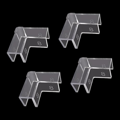 Transparents Aquariums Corner Protectors for Impacts Resistance Leak and Stability in Homes or Fish Tanks Aquariums Corner Protectors - color: 8mm