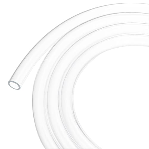 M METERXITY Clear Plastic Tubing, 0.51Inch(13.0mm) ID 0.71Inch(18mm) OD, 5ft(1.5m) Length PVC Tube Low Pressure Flexible Vinyl Tubing for Garden/Water Hose Airline Tube Aquarium - size: 0.51"×0.71"×5ft