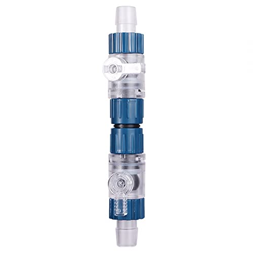 MiOYOOW Aquarium Hose Valve, Fish Tank Hose Connector Fishbowl Water Flow Control Valve with Quick Release Handle for Aquariums Fish Tanks - size: 16mm