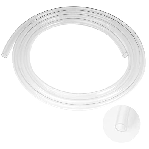 Eoiips PVC Vinyl Tubing, 1/8" ID x 3/16" OD Plastic Industrial Grade Lightweight Clear Hybrid PVC Hose Tube BPA Free Air Hose Line, 10FT - size: 1/8" ID, style: 10FT
