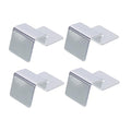 4pcs Stainless Steel Aquarium Lid Holders Sturdy Glass Cover Brackets for Fish Tanks for Open Aquariums Turtle Tanks and Practical Support Clips for