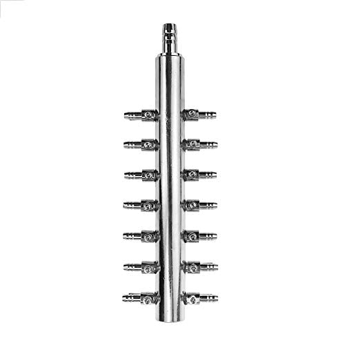 Dahszhi Aquarium 14 Way Inline Air Flow Control Lever Valve Splitter - size: 14 Ways