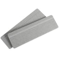 Cabilock 2pcs Quick-Drying Wash Mats for Bathroom Diatomite Mat Non-Slip Soap Holder - color: Grey