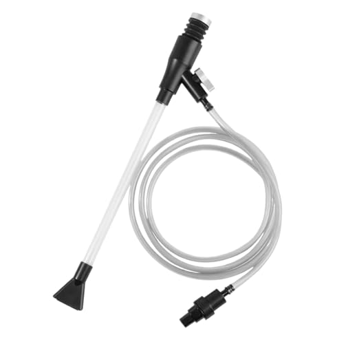 Fish Tank Vacuum Gravel Cleaner - Manual Hand Pump Siphon System, Aquarium Waste Removal Tool, Durable Water Change Cleaning Kit | Aquarium Vacuum Cleaner for Fish Tank Maintenance Use Home Office