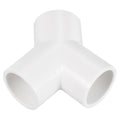 YOKIVE 1 Pcs PVC Pipe Fittings 3 Way Y-Shape Water Tube Elbow Pipe Connectors Adapters, Great for Home Drainage System, Garden Irrigation, Pool (White, 20mm)