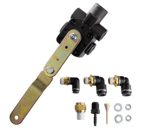 Mytee Products Height Control Leveng Valve w/Dump Feature Fits Freightliner, Barksdale & Kenworth, KD2445 OEM (2 Pack) - size: 2 - Pack