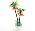 1Pc Mini Coconut Palm Tree, Artificial Aquarium Plants, Aquatic Water Weeds, Aquarium Decoration, Fish Tank Water Plant Grass Ornament