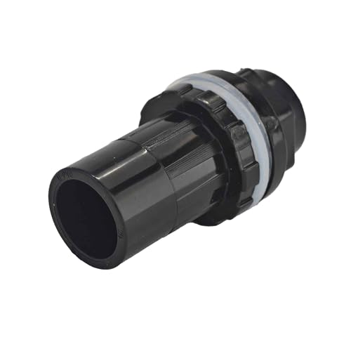 3PCS 25mm/0.98" PVC Aquarium Water Pipe Connector, Straight Tube Joint for Fish Tank Filter Systems, Universal Hose Fitting Accessories for Aquarium Plumbing - size: 25mm/0.98"