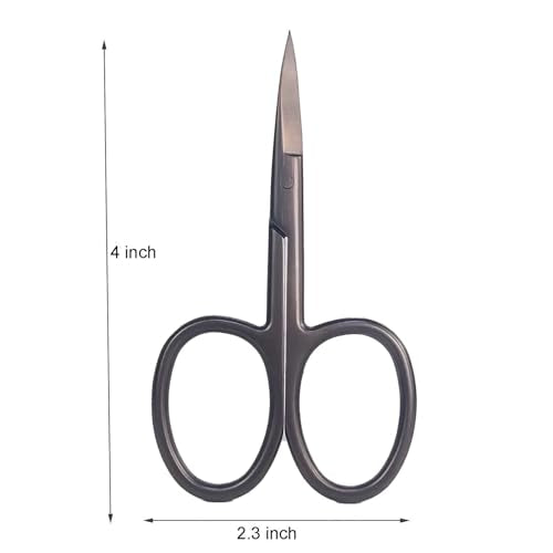 Fly Tying Scissor All Purpose 4inch Straight Scissor (gunsmoke) - color: Gunsmoke