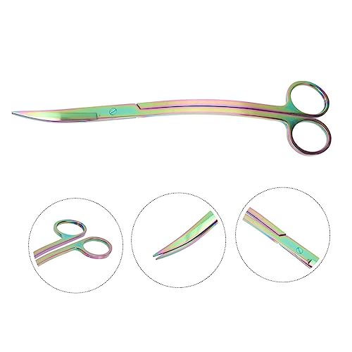 Happyyami Aquatic Aquascaping Scissor Cleaning Aquarium Clipper Professional Aquatic Plant Scissor Professional Aquarium Scissor Fish Tank Scissor Tools Aquarium Tool Aquatic Tools