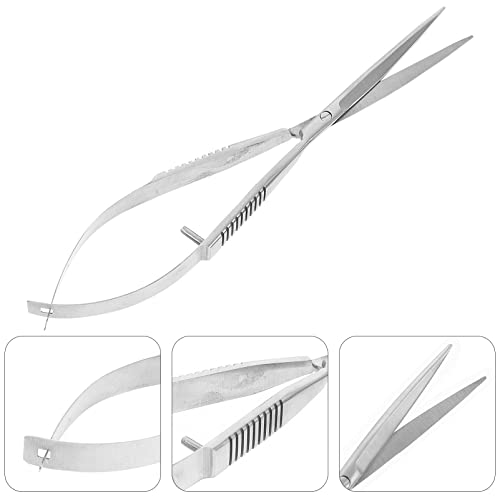 Balacoo Aquascaping Spring Scissors Stainless Steel Water Plant Aquarium Trim Tool