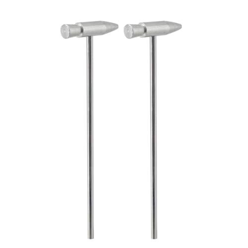 Small Hammer for Tuning Kalimba Thumb Piano, Craft hammer Mallet for Small Projects, Jewelry Making, Watch Band, Handcraft, 2 Pcs - color: 6.3" Little Hammer, 2 Pcs