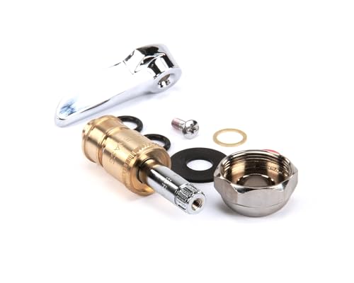 T&S Brass 012446-25 Ceramic with Check Valve and Lever Handle, Hot, Right Hand