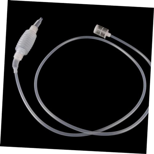 Cabilock 2pcs Home Brewing Siphon Hose Plastic Wine Beer Transfer Tubing with Filter for Bottles Easy Handling Spill Liquid Transfer for Narrow Wide Mouth Containers