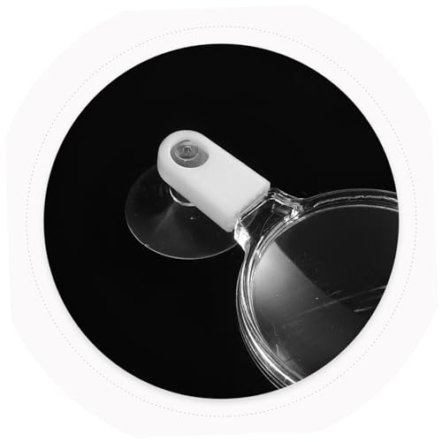Abaodam Betta Fish Magnifier Suction Cup Magnifying Glass for Small Animals Plants Ants Spiders Easy Installation for Home Aquarium Exploration