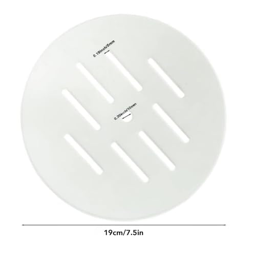 Acrylic Aquarum Anti Jumping Lid Cover with Hole,2PCS Round Aquarium Cover Lid Clear Acrylic 7.5 Inch Aquarium Fish Tank Anti Jump Lid for Turtles Reptiles Shrimps