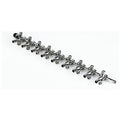 Aquarium Fish Tank 9- Way Air Pump Control Valve Manifold Taps Silver Tone