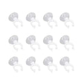 MroMax Aquarium Suction Cup Clips Airline Tubing Hose Heater Clips Clamps Holder for Fish Tank Clear 15mm to 18mm 12Pcs - size: 12pcs 15mm to 18mm