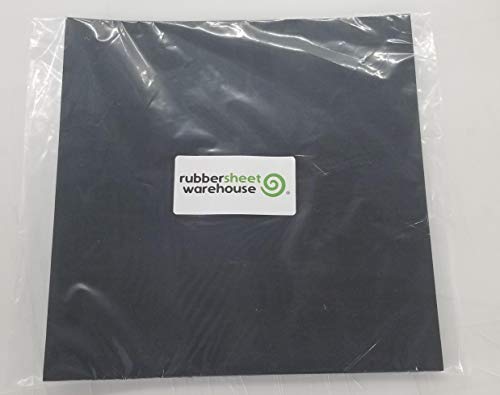 Rubber Sheet Warehouse .250" (1/4") Thick x 36" Wide x 36" Long -Cloth Inserted Neoprene Rubber Heavy Duty Strong Rubber to Tougher Projects - size: 1/4" thick 36" wide x 36" long, style: 1/4" Thick