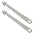 2PCS 1/16 Teaspoon(1/16tsp, Pinch) Single Tiny Measuring Spoon, Small Individual Stainless Steel Measure Spoons Only - size: 1/16 Tsp | 0.31 mL | 0.31 cc | 0.01 oz