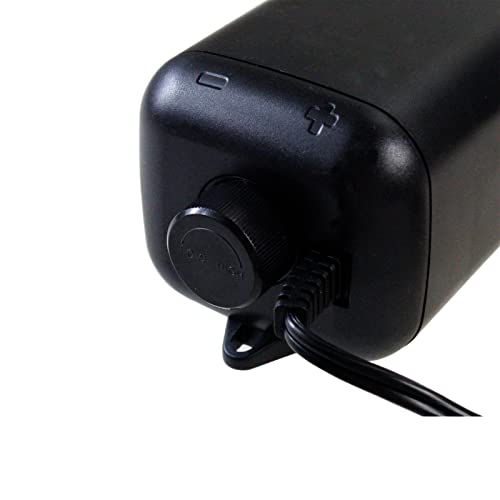 AQUANEAT Aquarium Air Pump, for up to 20 Gallon Fish Tank, Hydroponic Oxygen Aerator, with Airline Tubing, Air Stone Bubbler, Check Valve