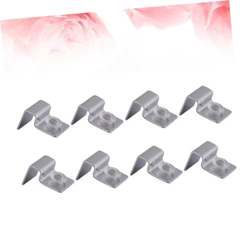 Angoily 8Pcs Stainless Steel Fish Tank Cover Support Bracket Durable Aquarium Rack for Covers Practical and Safe Fish Tank Accessories